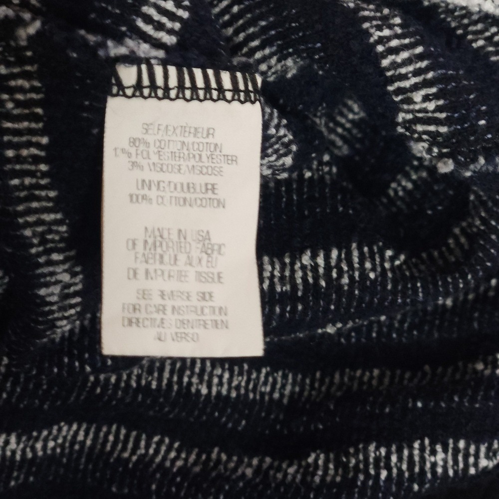 THEORY Albita Guarda Dress Size 2 Navy White Stripe Swiftie Old Money Knit $315 - Picture 7 of 8